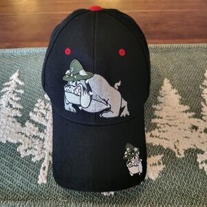 Army Bulldog Hat One Size Adjustable Cap
